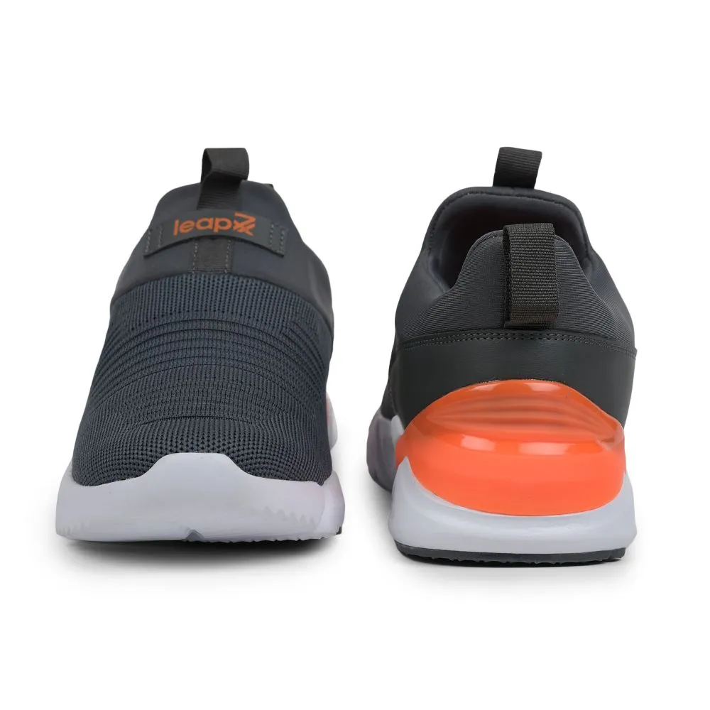 Leap7x Graue Freizeit-Slip-On Schuhe ohne Schnürung für Herren BRISK-01 von Liberty