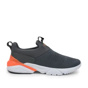 Leap7x Graue Freizeit-Slip-On Schuhe ohne Schnürung für Herren BRISK-01 von Liberty