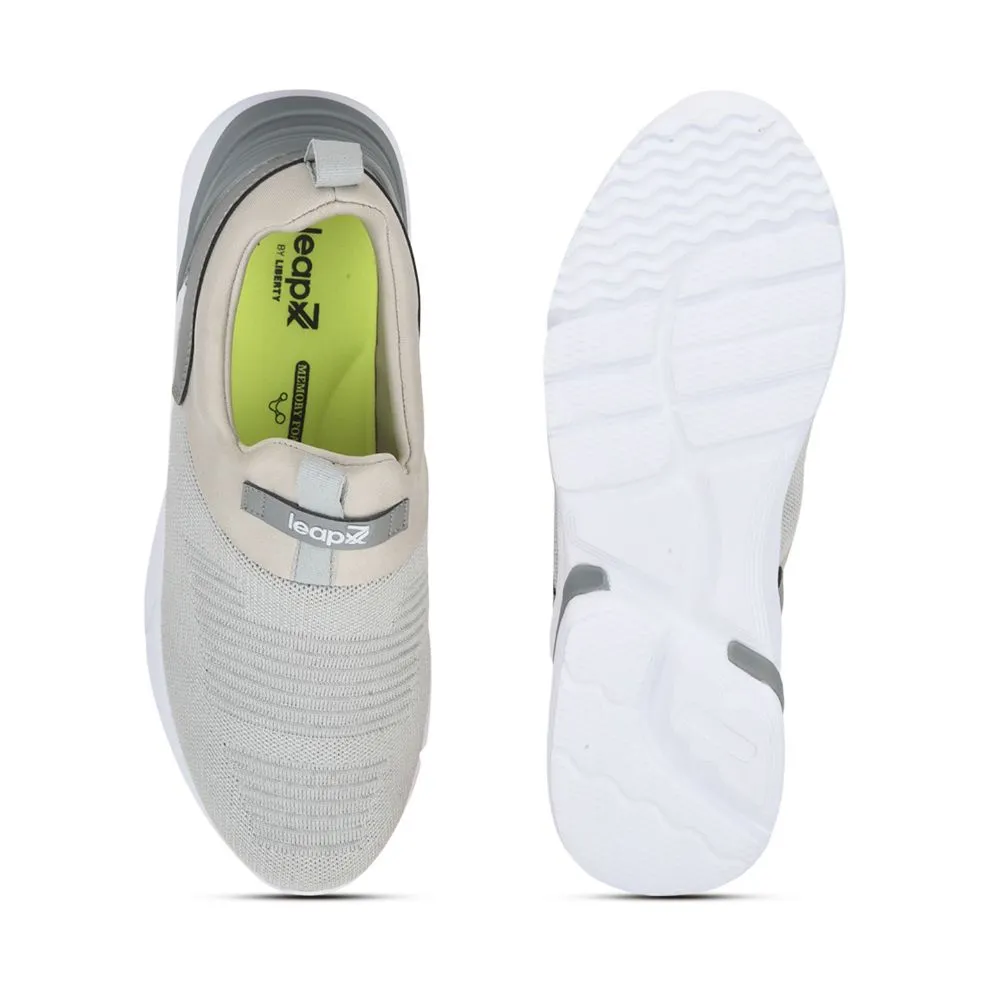 Leap7x Schlupfschuhe für Herren in Hellgrau ohne Schnürung BRISK-01 von Liberty