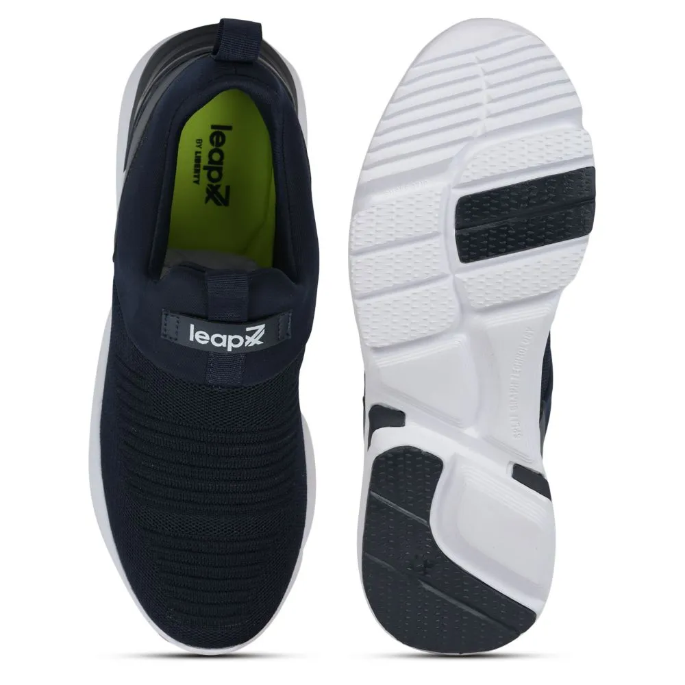Leap7x Schnürsenkellose Marineblaue Freizeit-Slip-On Schuhe Für Herren BRISK-01 Von Liberty