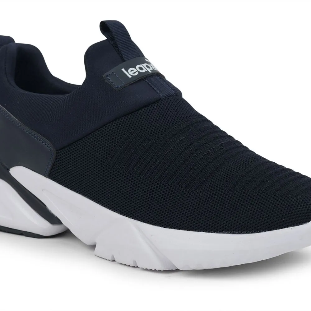 Leap7x Schnürsenkellose Marineblaue Freizeit-Slip-On Schuhe Für Herren BRISK-01 Von Liberty