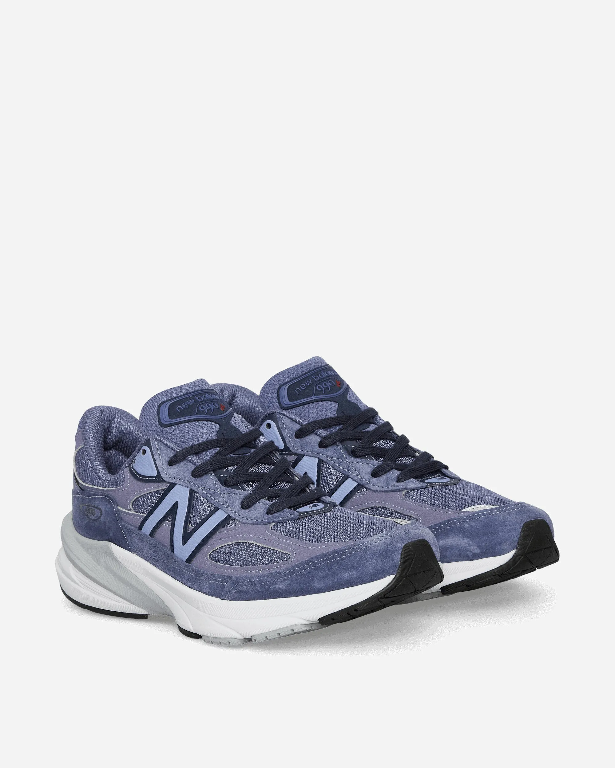In den USA hergestellte 990v6 Sneakers in Lila / Marineblau
