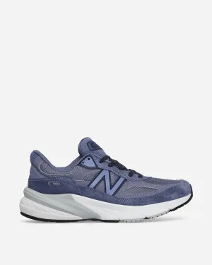 In den USA hergestellte 990v6 Sneakers in Lila / Marineblau