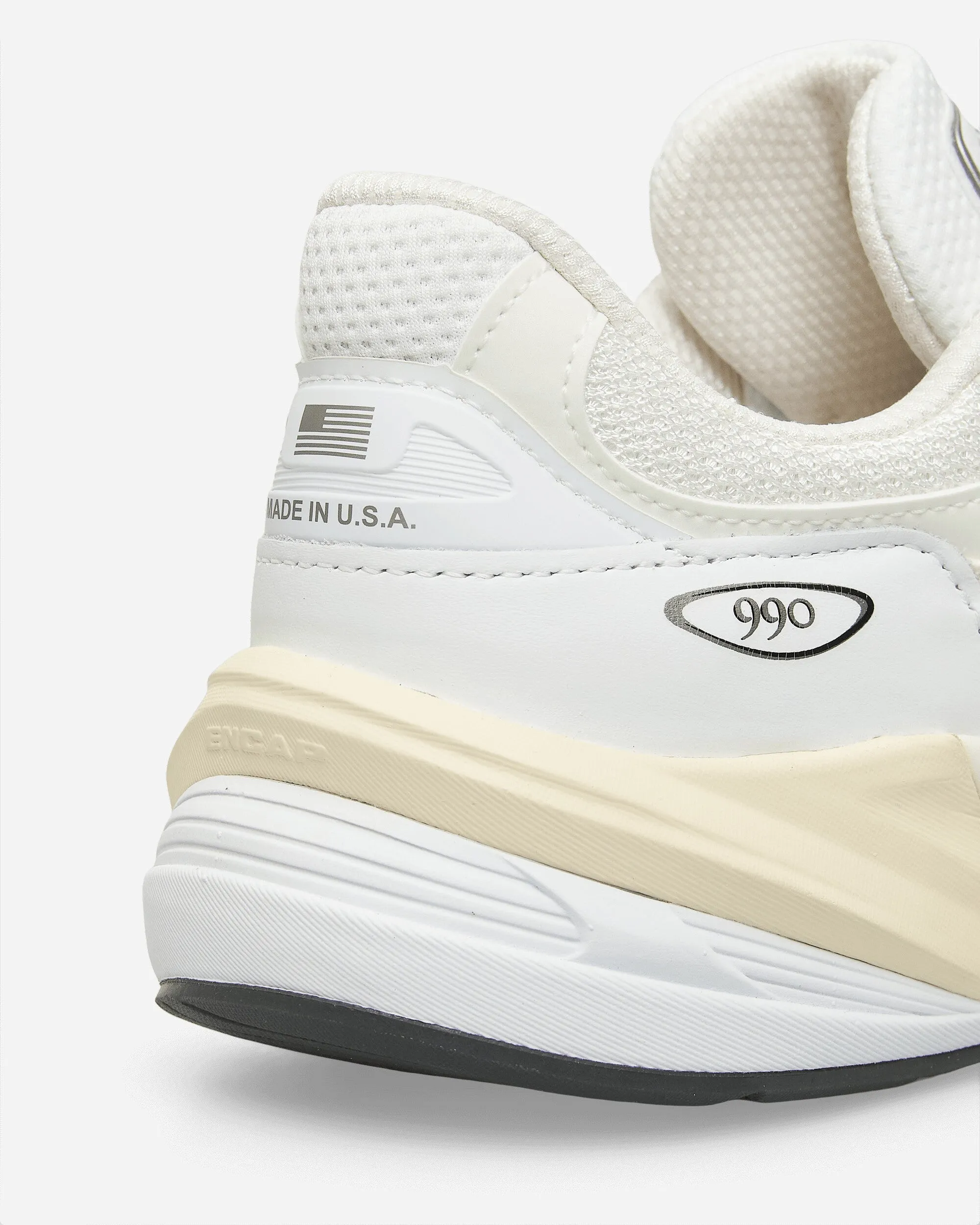 In den USA hergestellte 990v6 Sneakers Weiß / Meersalz