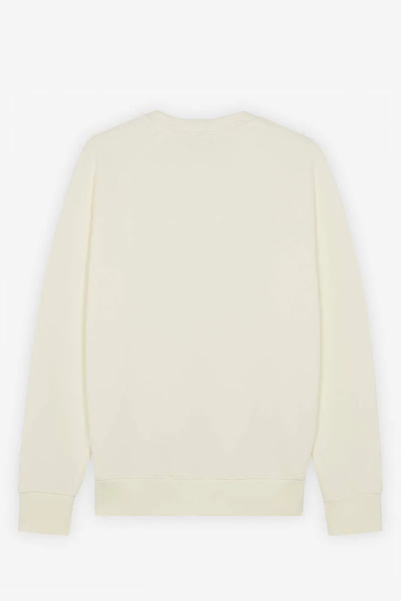Maisfox Kopf-Patch Classic Sweatshirt Ecru