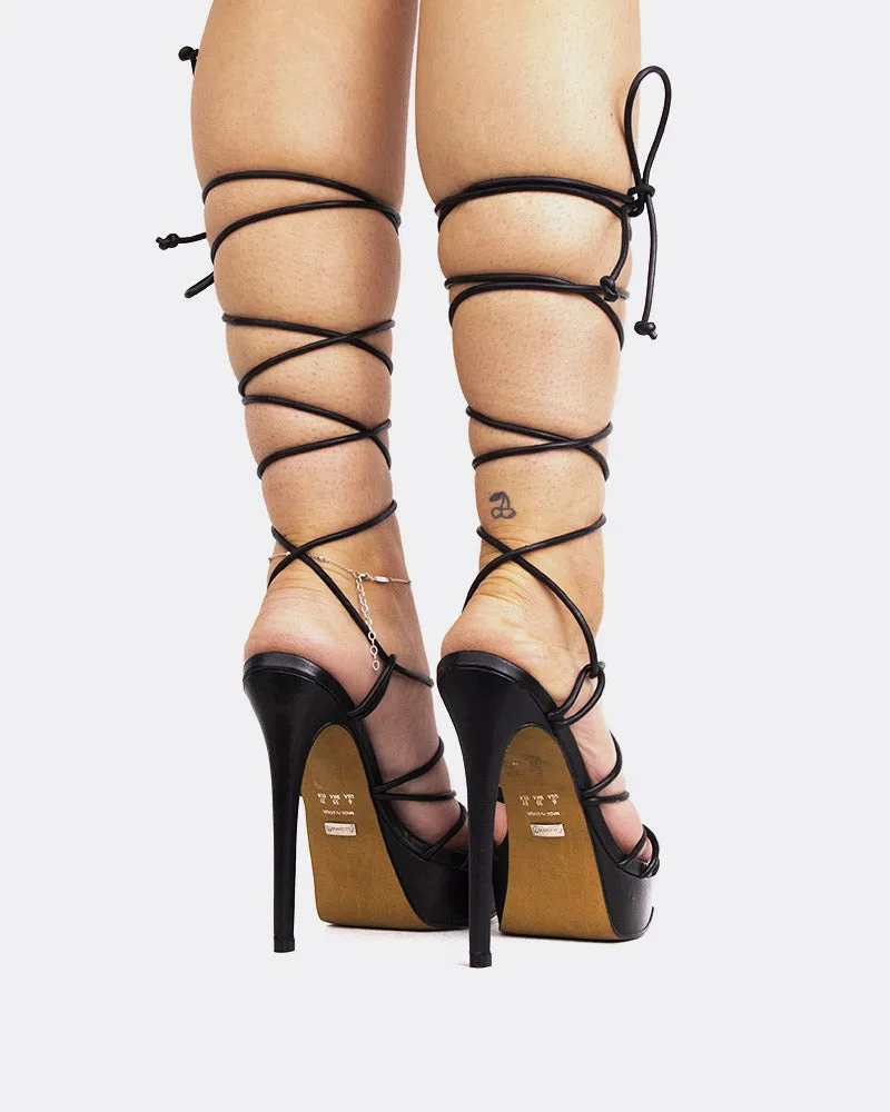 Malibu Schwarz Leder