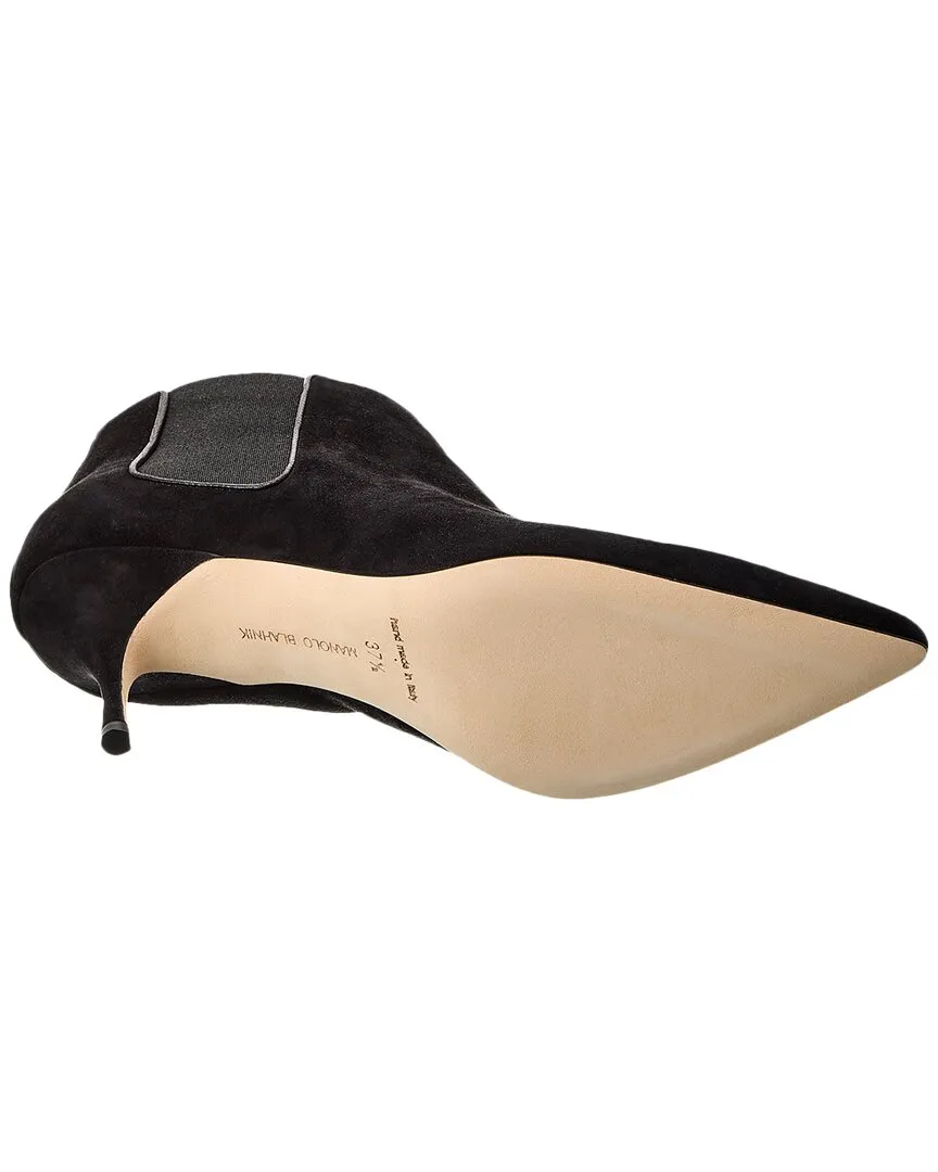 Manolo Blahnik Dildi 70 Wildleder Bootie Schuhe_Manolo-Blahnik