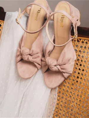Marquise Vegane Wildleder-Pumps | Blush