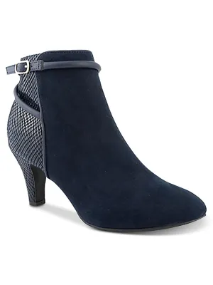Melinaa Damen Stiefeletten mit Mandelspitze aus Kunstleder ecco Schuhe