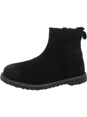 Melrose Shearling Damen Wildleder-Fußbett Booties
