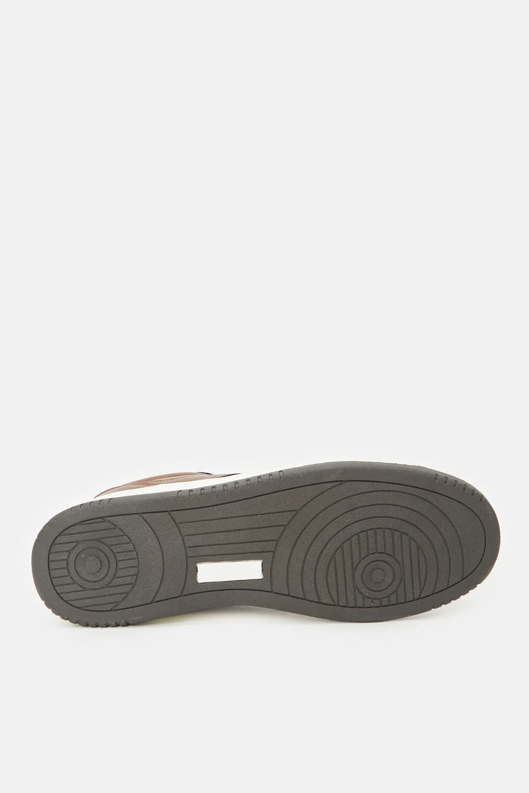 Herren Skaterschuhe aus braunem Materialblock