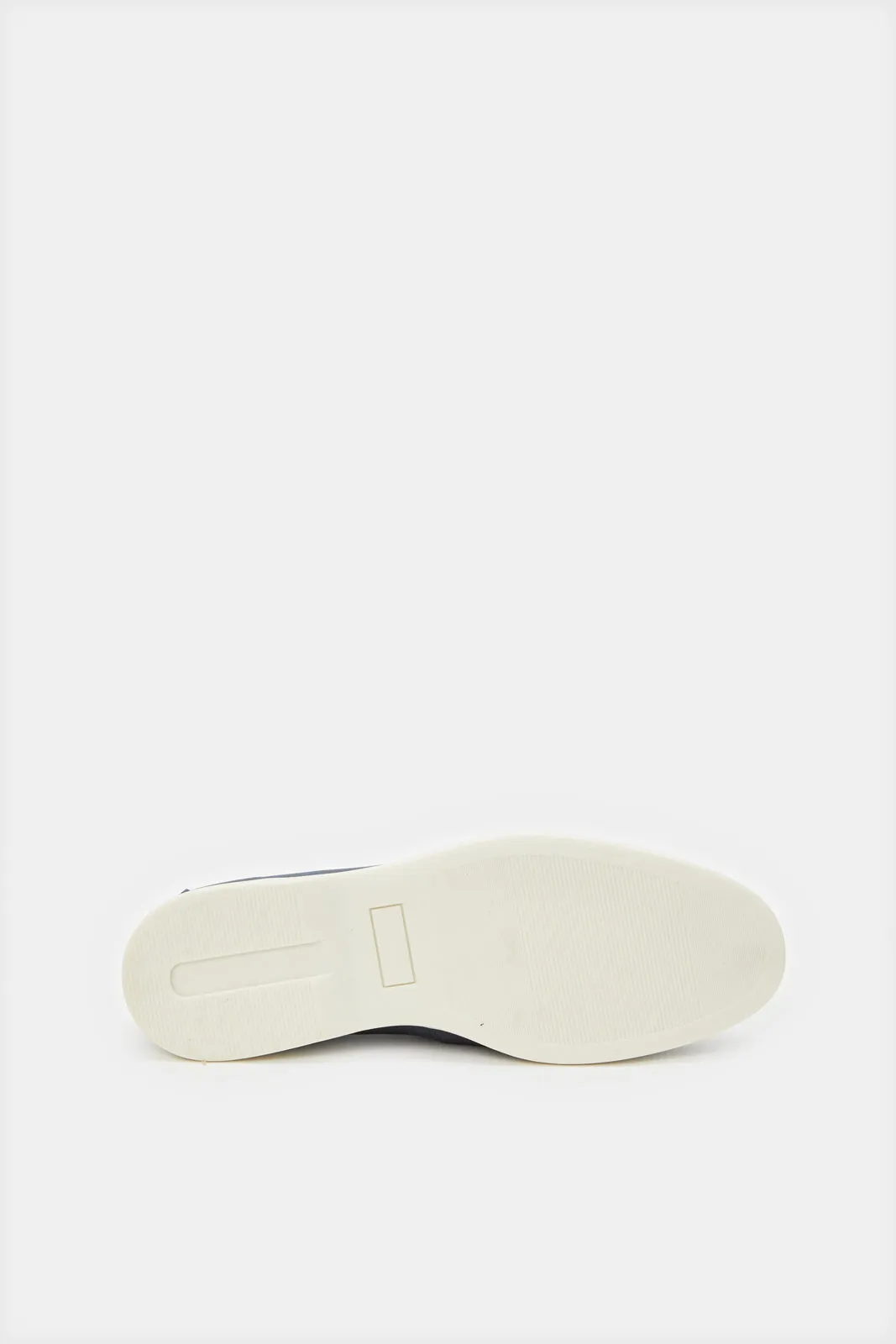 Herren Navy Strukturierte Loafers