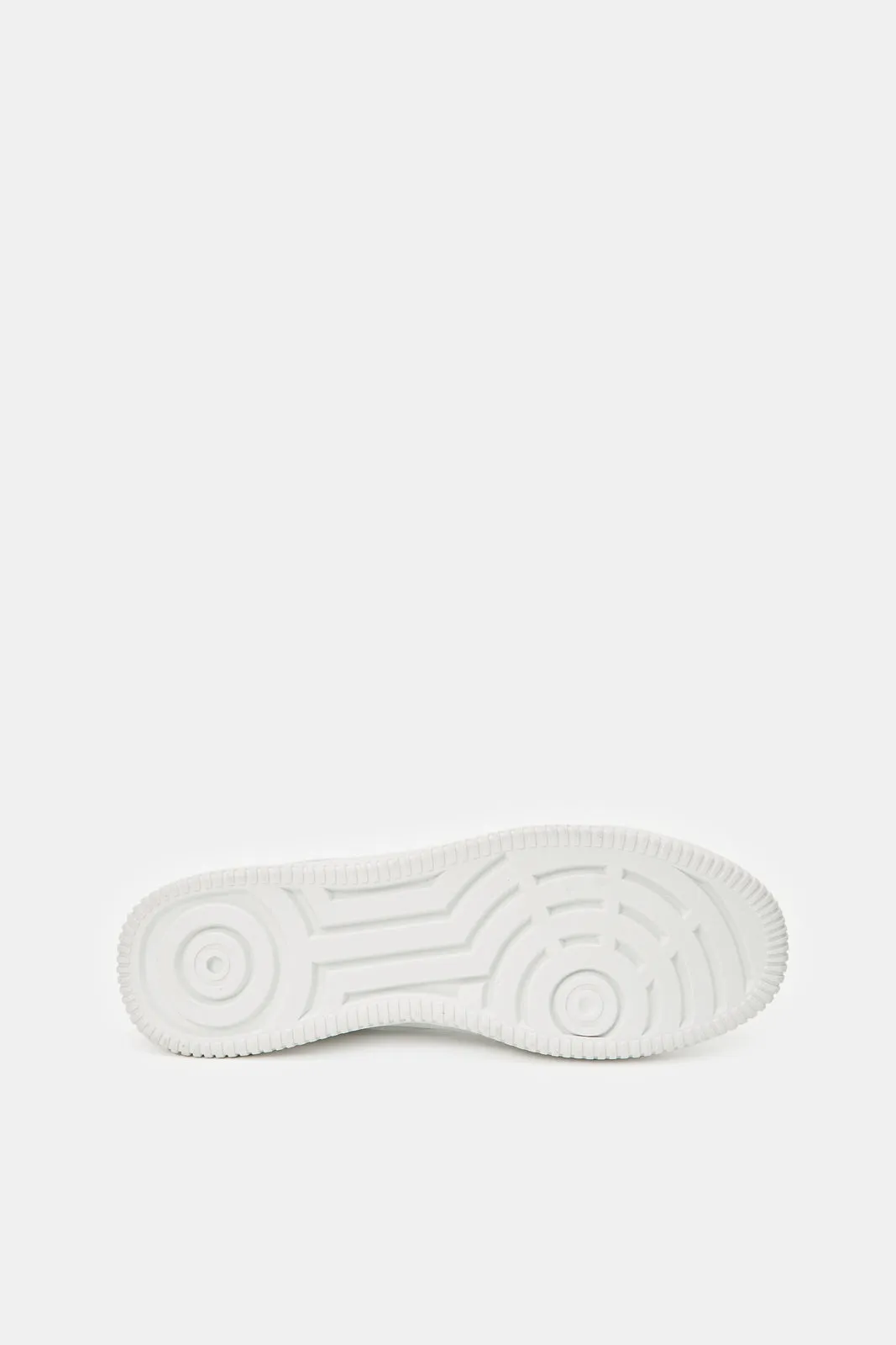 Herren Weiß Material Block Sneaker
