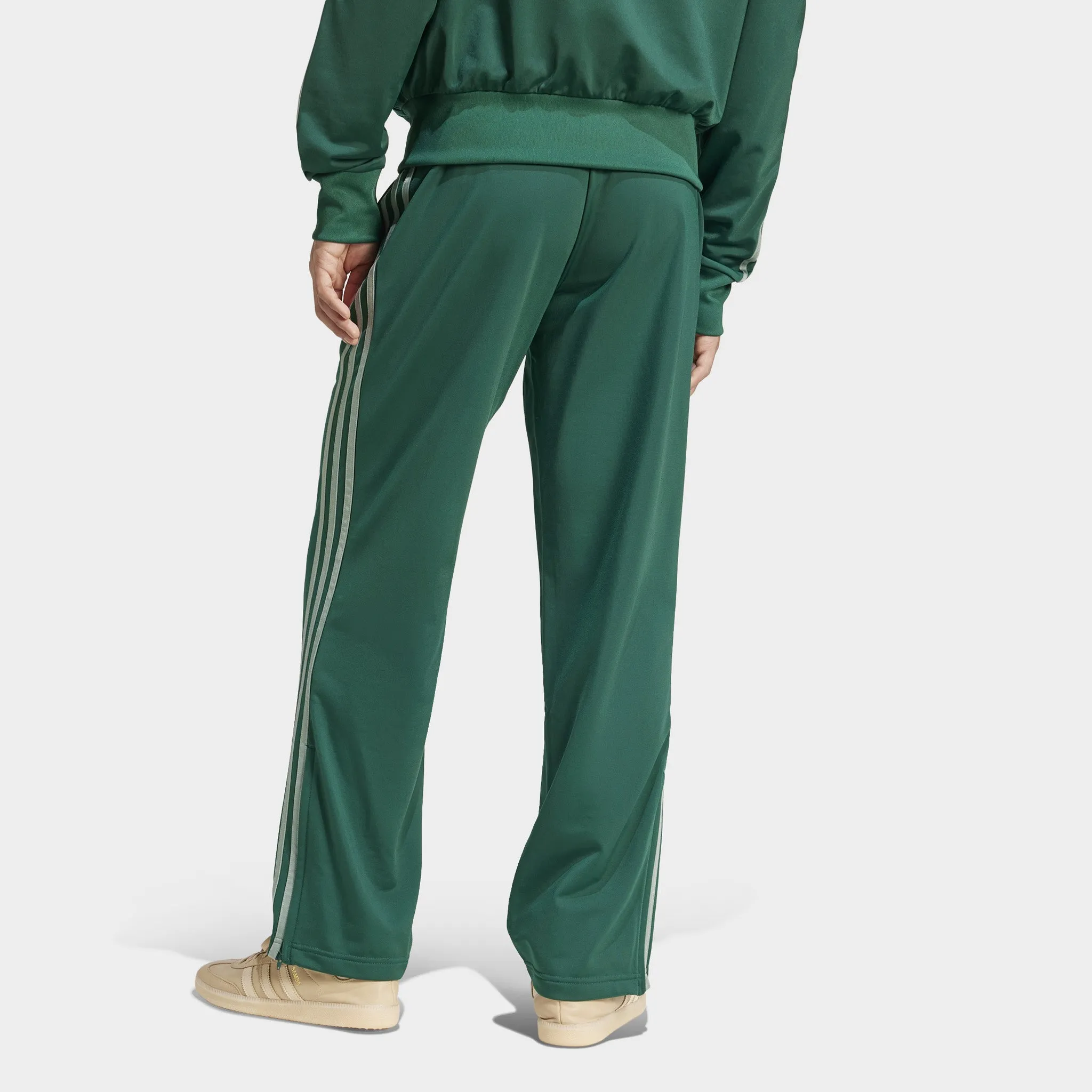 Herren Adidas adidas Firebird Jogginghose Grün / Weiß