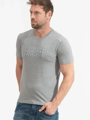 Herren Casualhemd mit aufgedrucktem Markenlogo, Grau