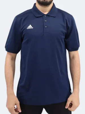 Herren Sport Polo Shirt mit Markenlogo, Marineblau
