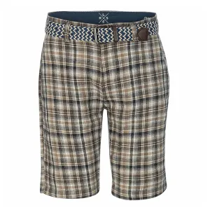 Herren Karo Cargo Shorts, Mehrfarbig
