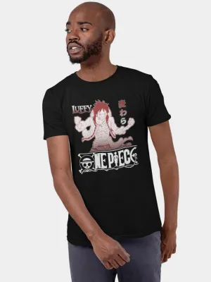 Herren T-Shirt mit Grafikdruck, Schwarz