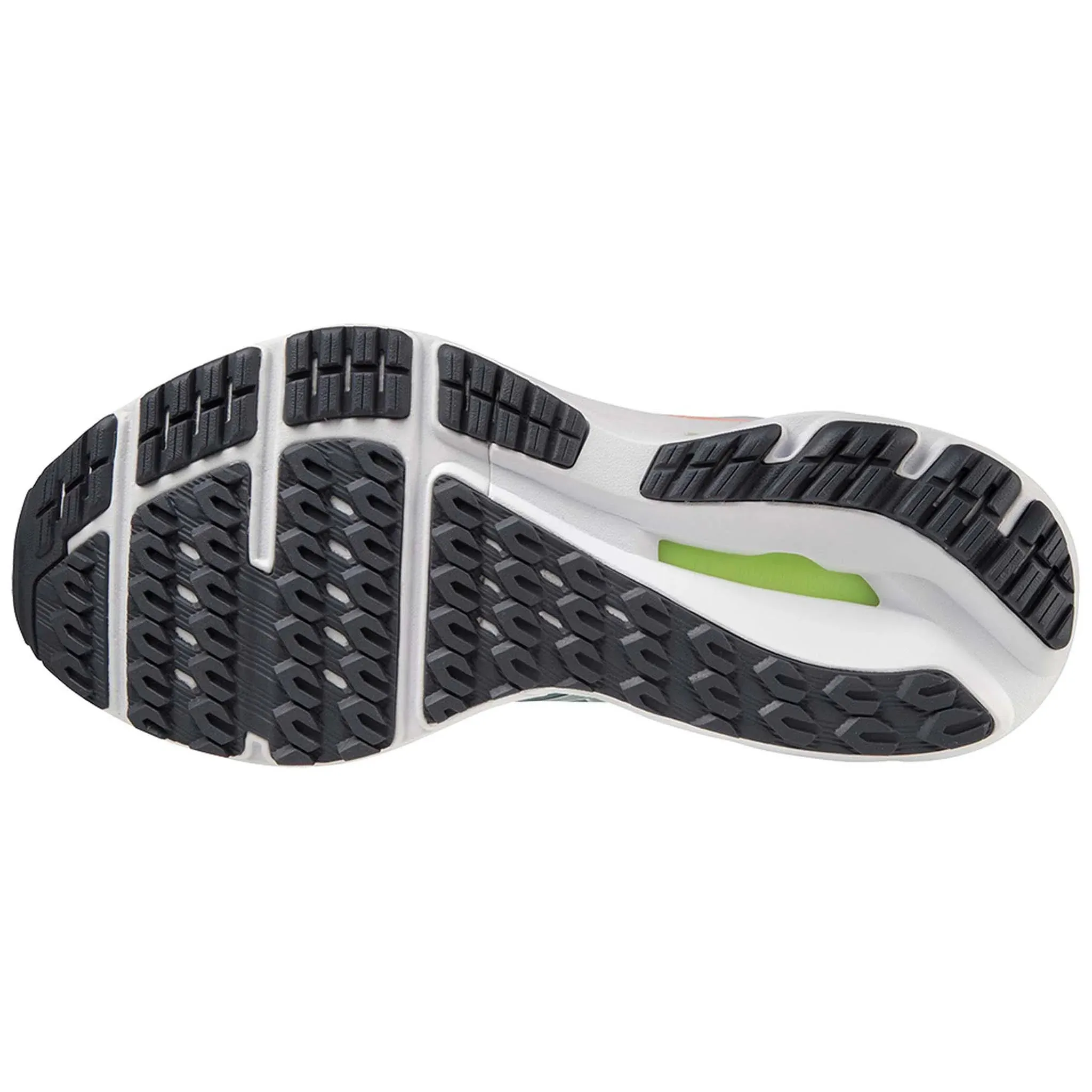 Herren Mizuno Wave Inspire 18 Rauch - Blau Weiß