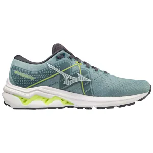 Herren Mizuno Wave Inspire 18 Rauch - Blau Weiß