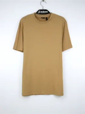 Herren T-Shirt, Einfarbig, Hellbraun