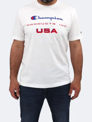 Herren T-Shirt mit Aufdruck, Weiß