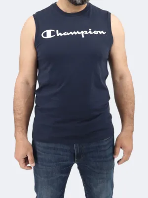 Herren Tanktop mit Aufdruck, Marineblau