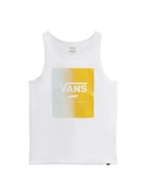 Herren bedrucktes Tanktop, Weiß