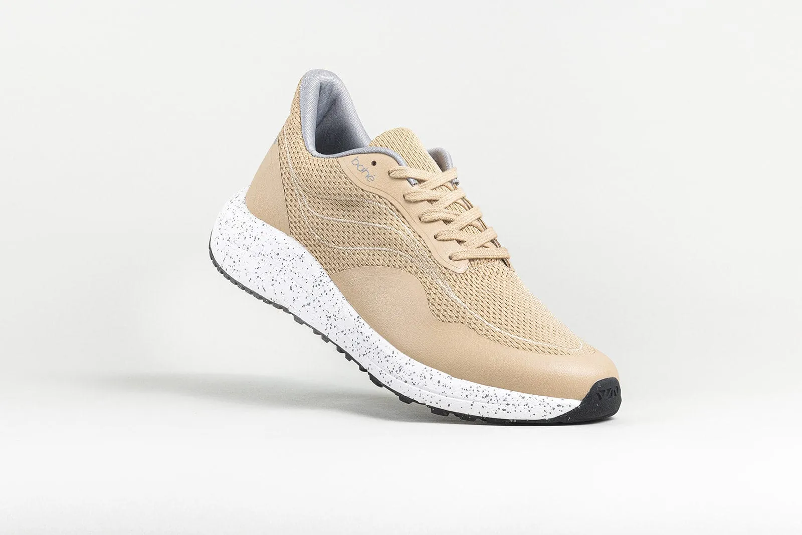 Herren Sneakers mit Erdungsfunktion und veganem Material | Sandstein