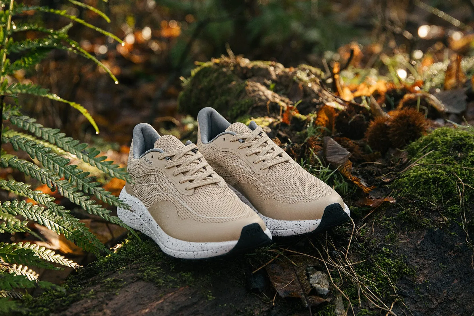 Herren Sneakers mit Erdungsfunktion und veganem Material | Sandstein