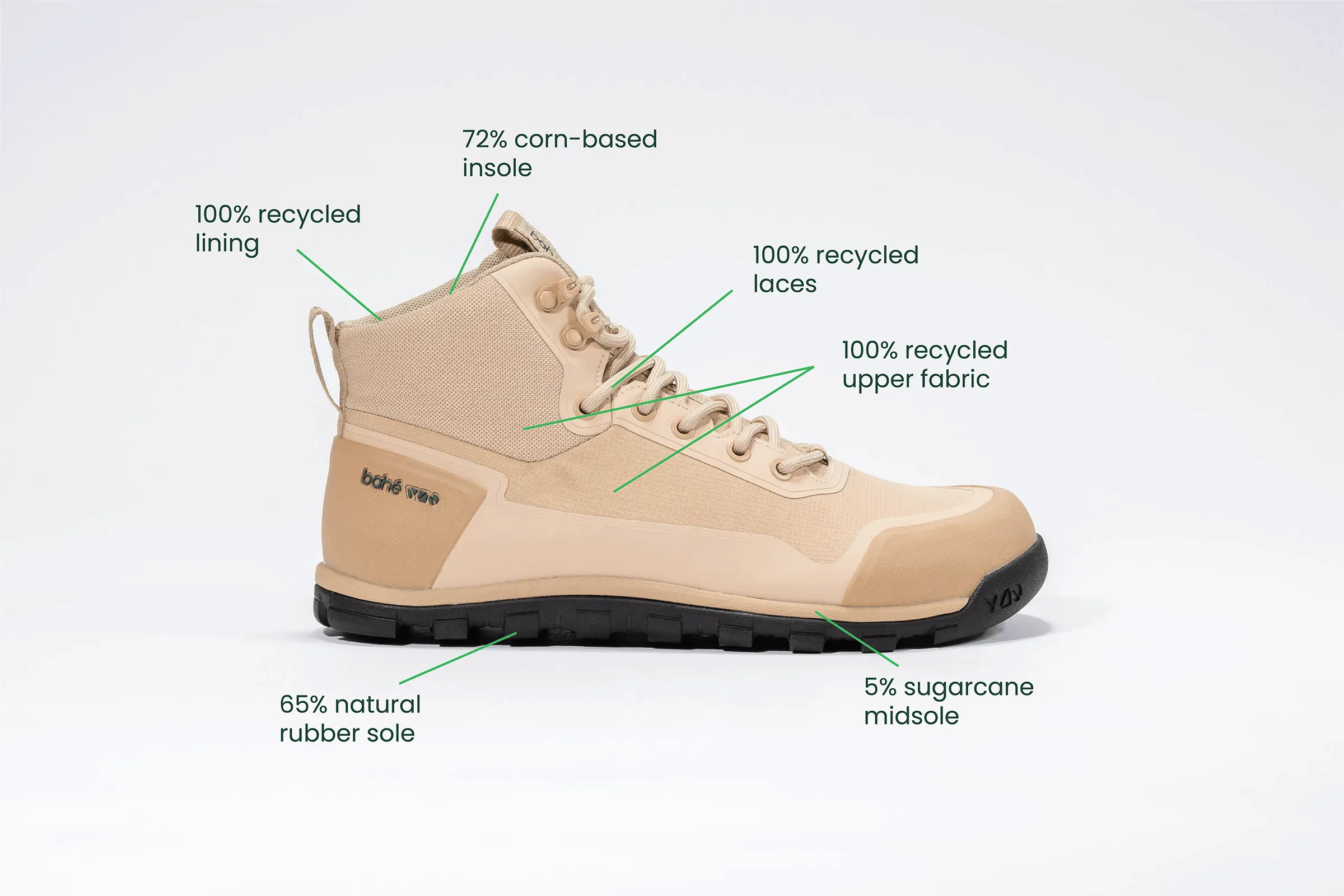 Herren Rediscover Grounding Barfuß-Wanderstiefel | Düne