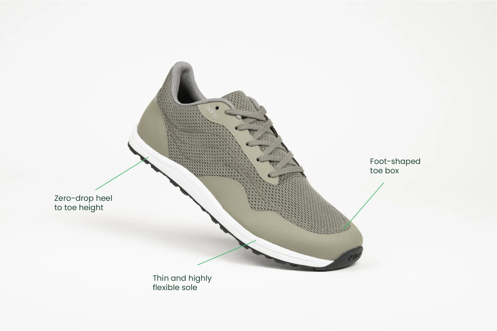 Herren Revive Erdende Barfuß-Vegane Sneakers | Wald