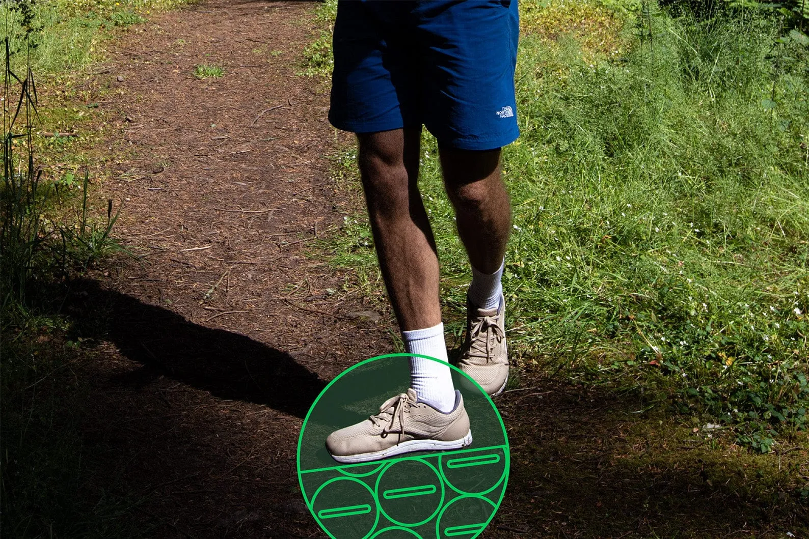 Herren Revive Erdende Barfuß-Vegane Sneakers | Wald