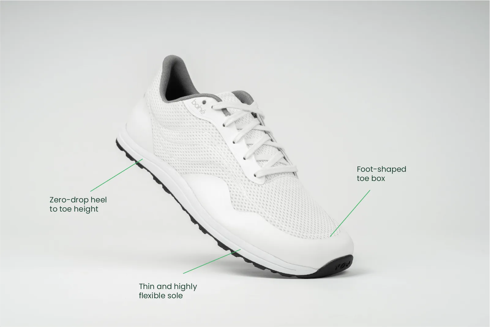Herren Revive Erdende Barfuß-Vegan-Sneaker | Frost