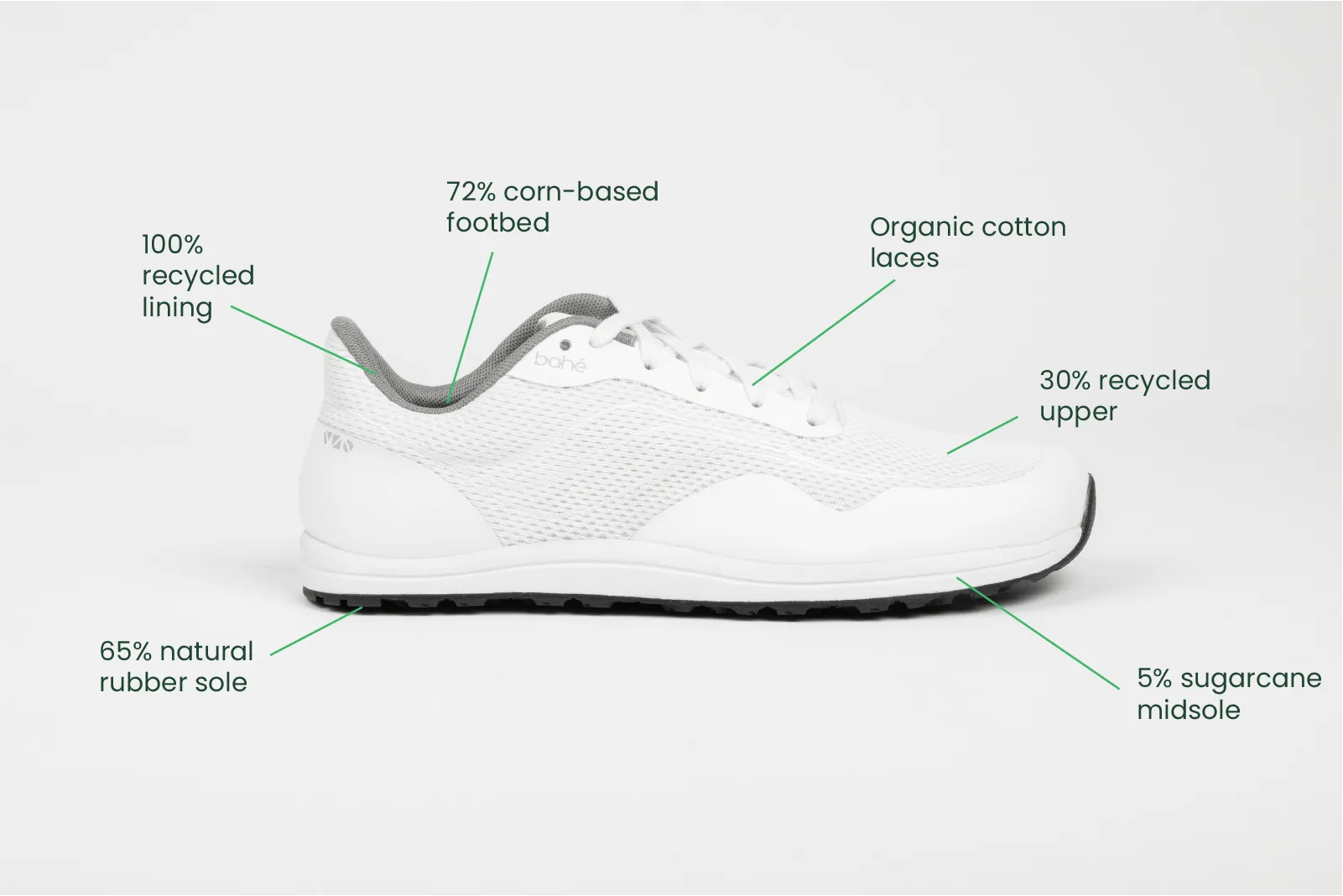 Herren Revive Erdende Barfuß-Vegan-Sneaker | Frost