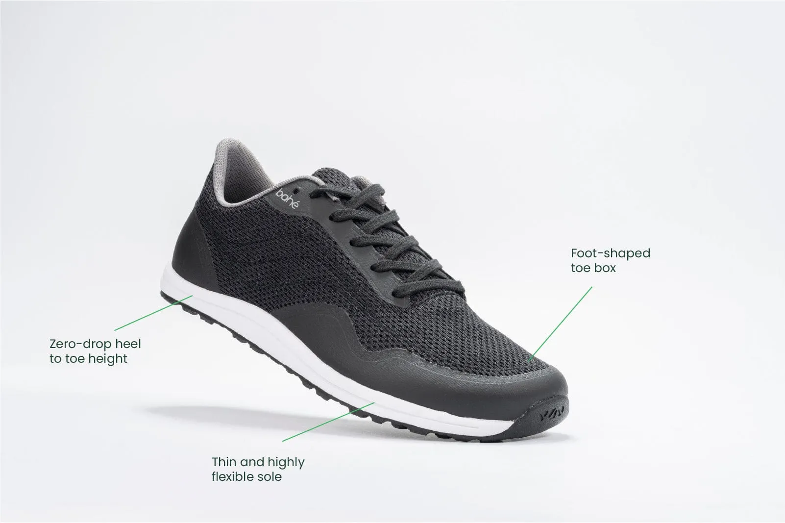 Herren Revive Erdende Barfuß-Vegan-Sneakers | Mitternacht