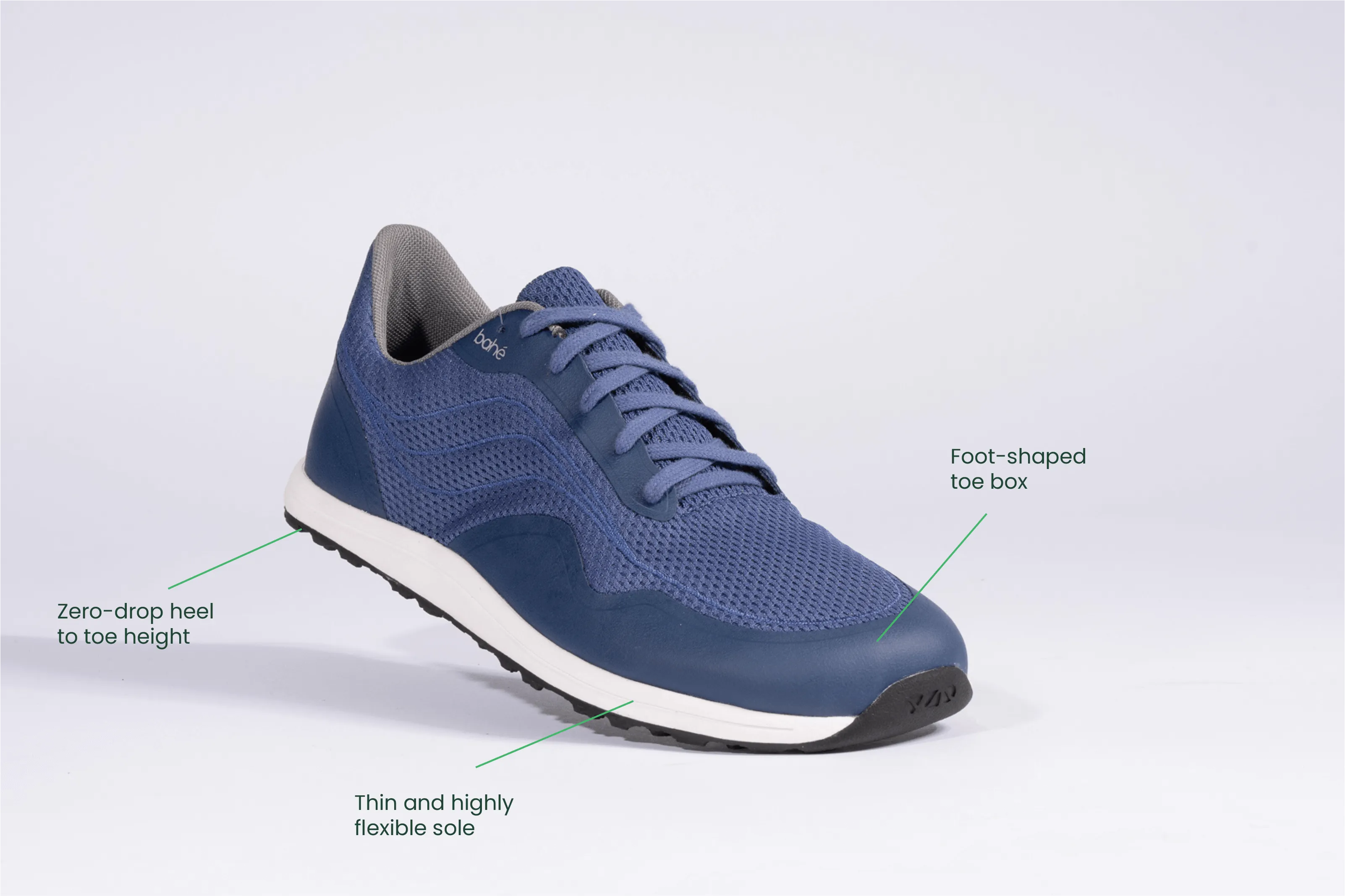Herren Revive Erdende Barfuß-Vegan-Sneakers | Ozean