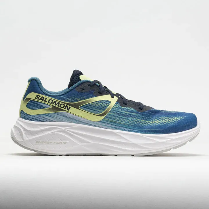 Herren Salomon Aero Glide Blau-Asche / Dunkel-Saphir / Sonniges Limette