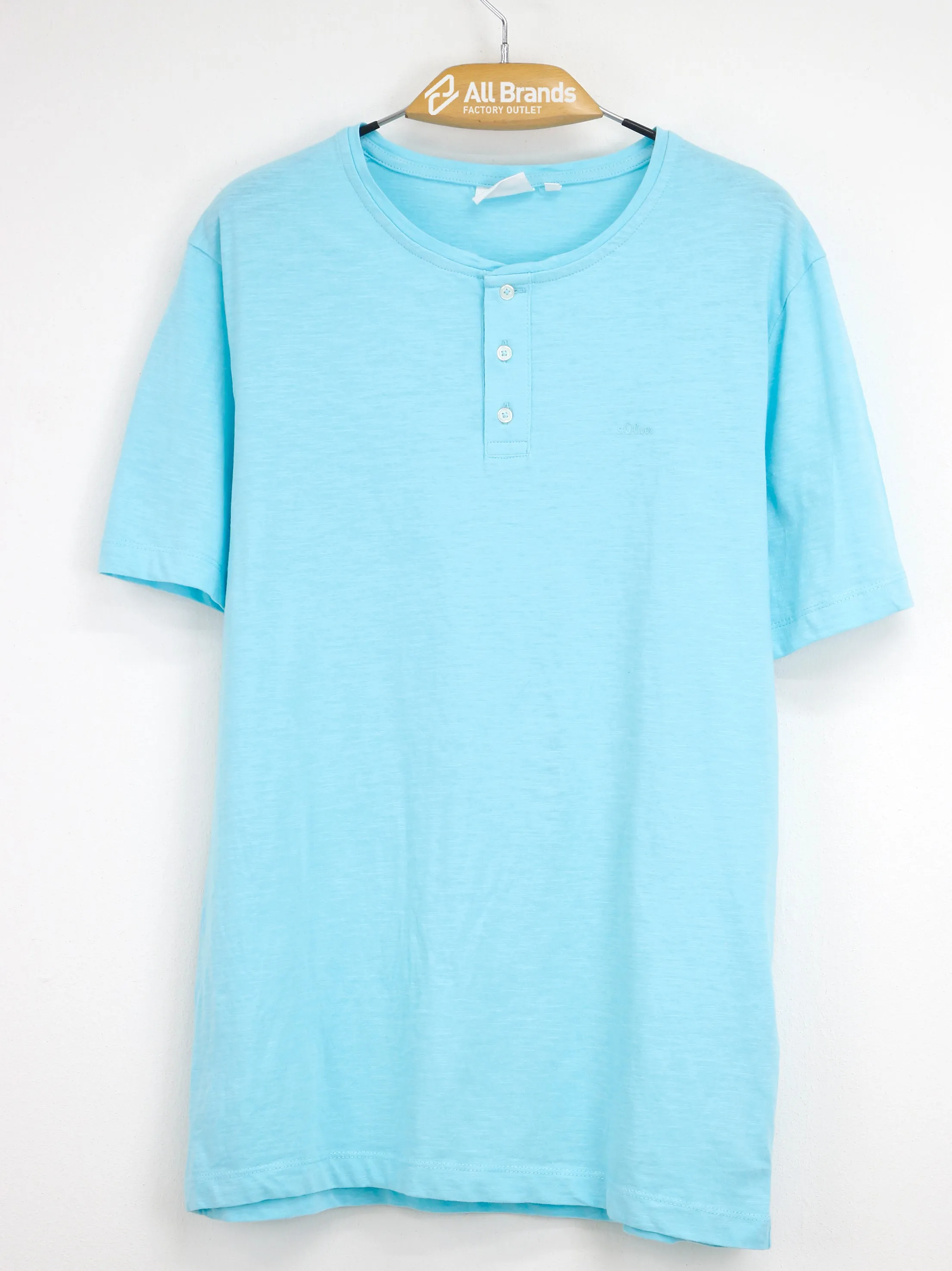 Herren Hemd mit Struktur, Hellblau