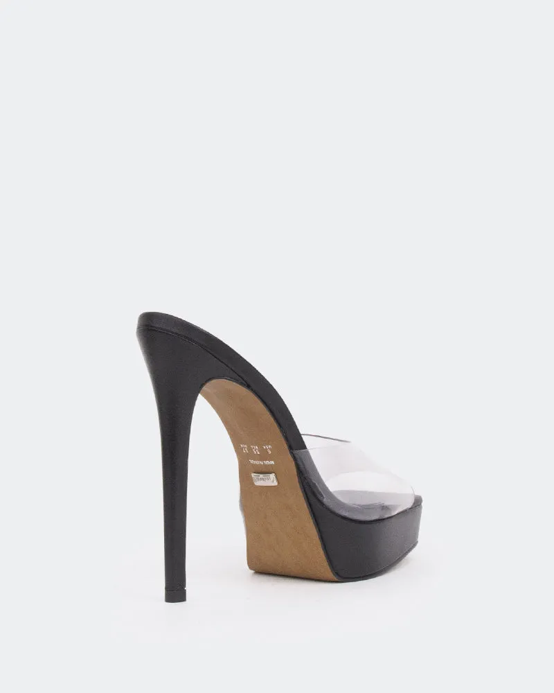 Meredith, Schwarz Klar/Vinyl Noir