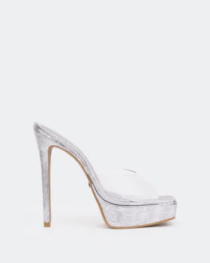 Meredith, Silber Clear/Vinyl Silber
