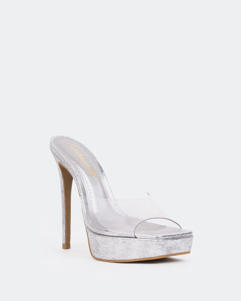 Meredith, Silber Clear/Vinyl Silber