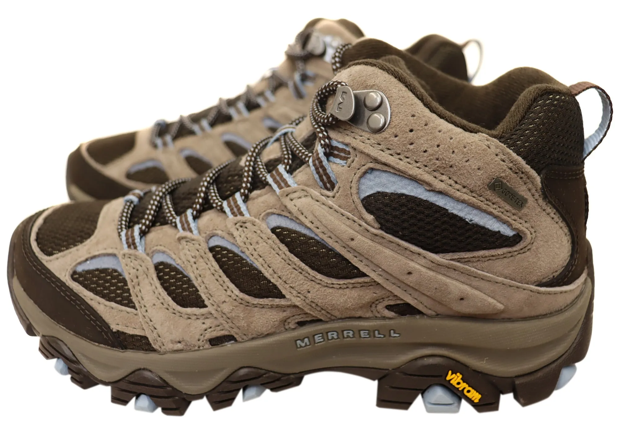 Merrell Damen Moab 3 Mid Gore-Tex Weite Passform Leder Wanderstiefel Merrell Schuhe