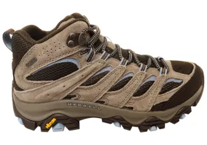 Merrell Damen Moab 3 Mid Gore-Tex Weite Passform Leder Wanderstiefel Merrell Schuhe