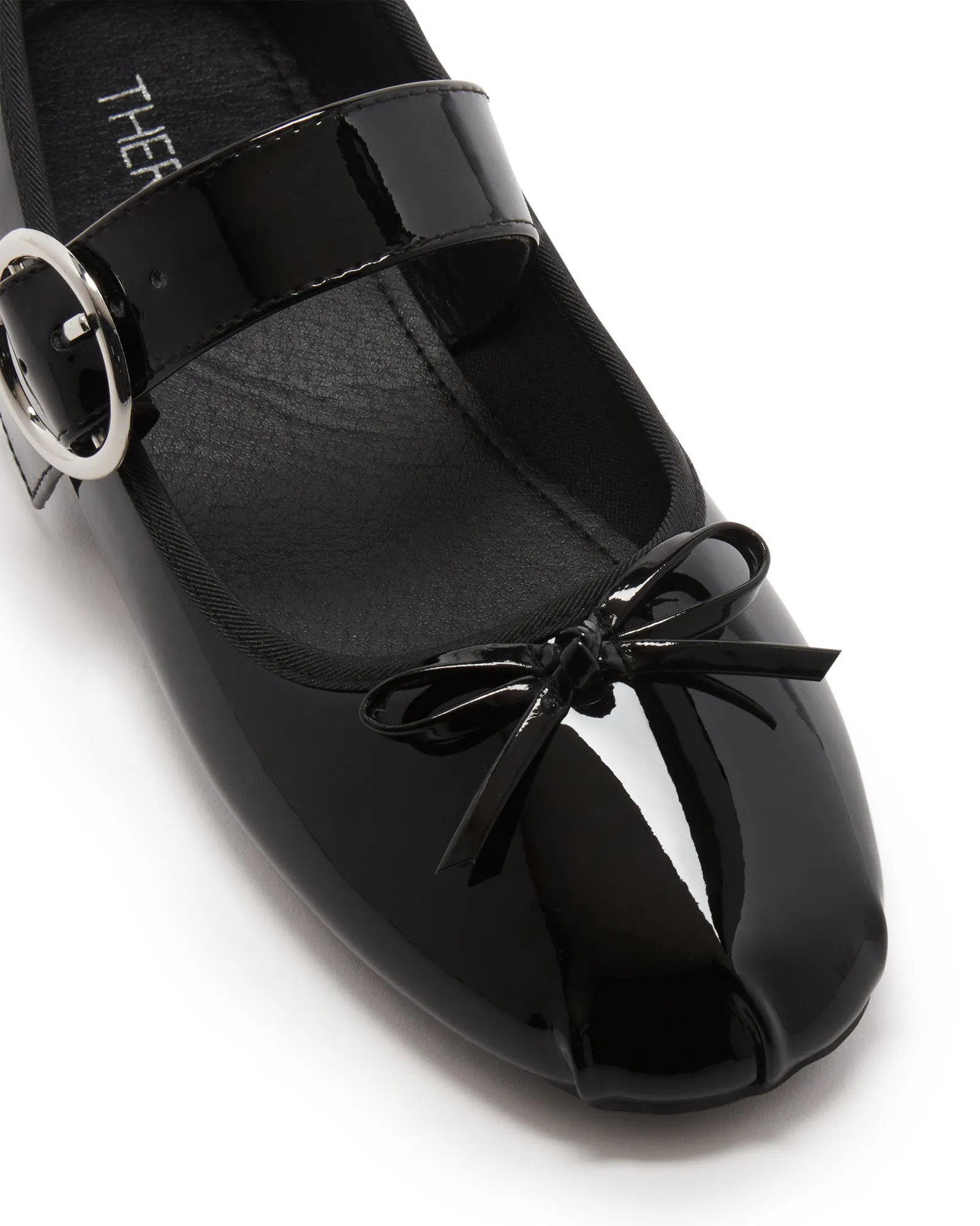 Mesmerize Ballettschuh Schwarz Glanzleder