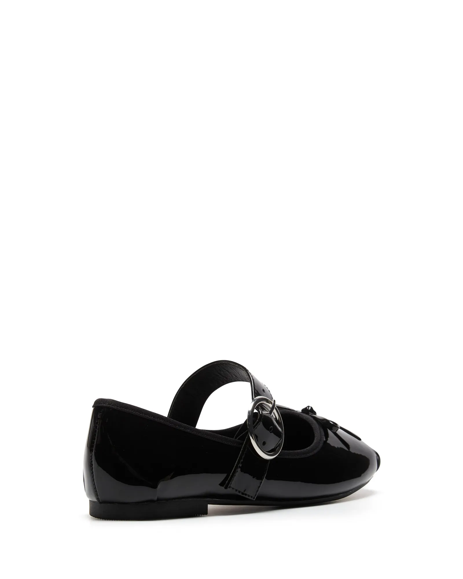 Mesmerize Ballettschuh Schwarz Glanzleder