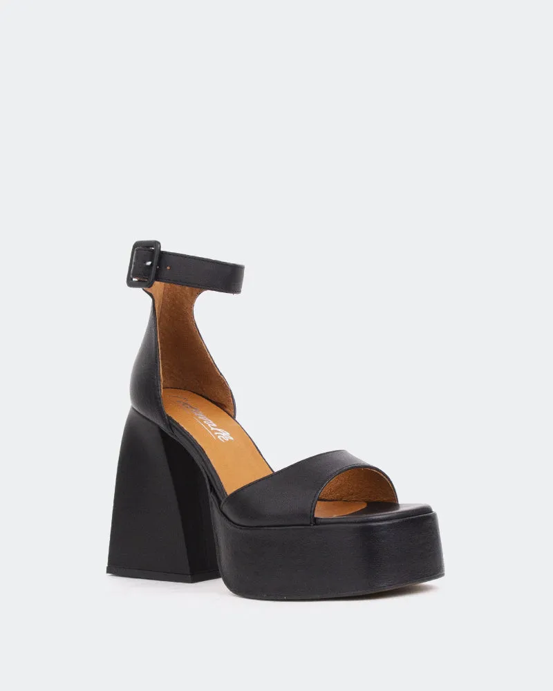 Moore, Schwarz Leder/Cuir Noir
