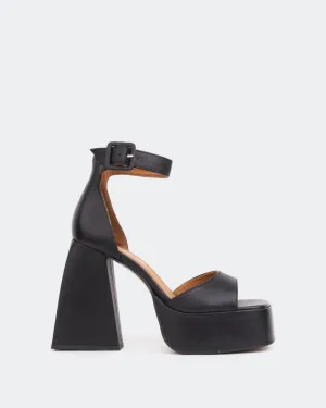 Moore, Schwarz Leder/Cuir Noir