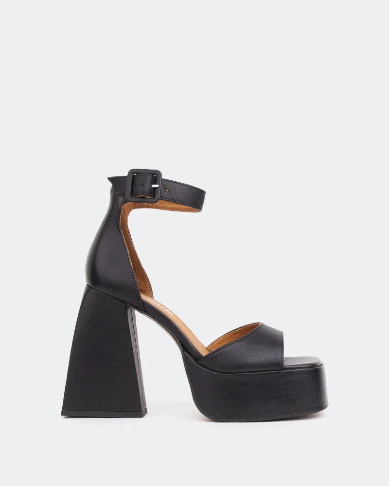 Moore, Schwarz Leder/Cuir Noir