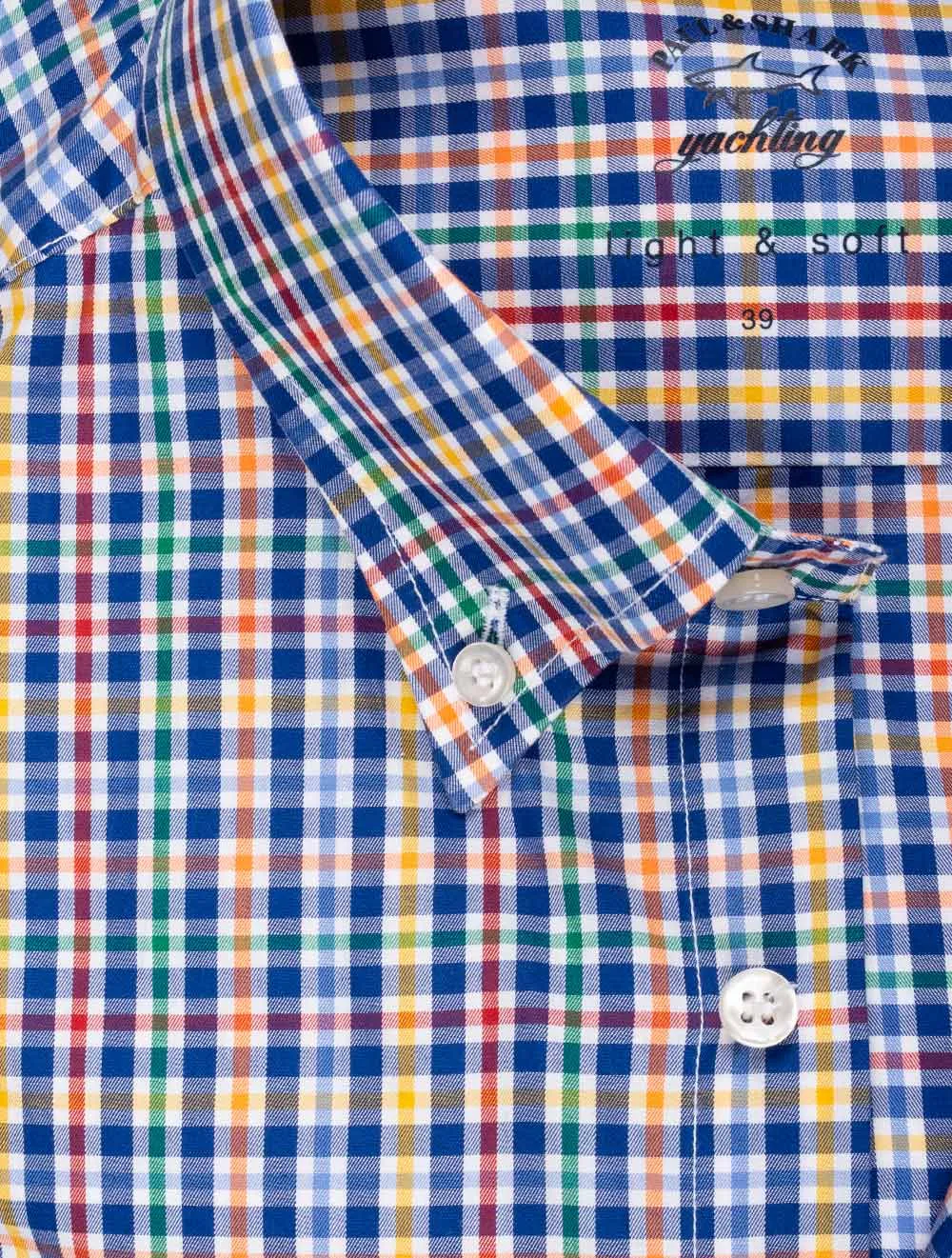 Multi Check Button-Down-Hemd Multi